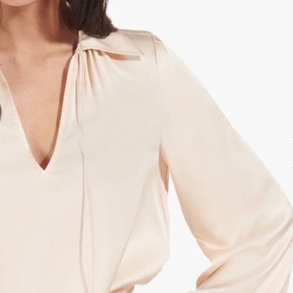 Staud Toulon Tunic champagne ivory medium NWT - Picture 2 of 16